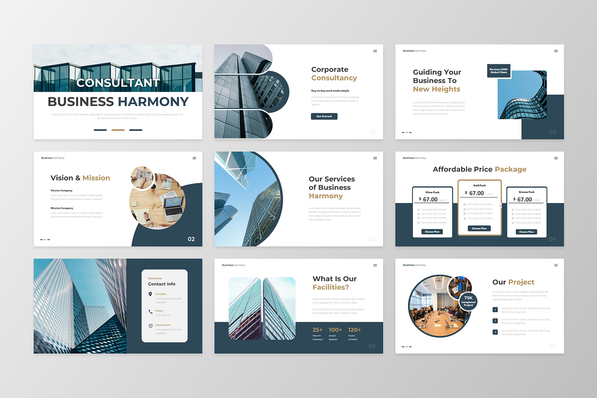 Harmony - Business Consultant, a Presentation Template by GraphauseProject (Photo 6 of 6)