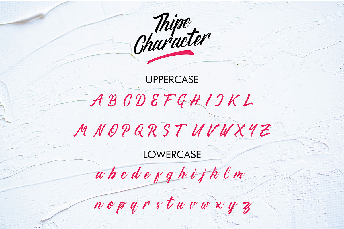 Thipe Typeface preview 2