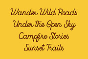 SFC Onthehill, a Script Font by Skilline Supply Co. (Thumbnail 3 of 7)
