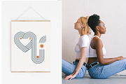 Minimalist Boho Valentine's day, a Decorative Illustration by Marish (Thumbnail 3 of 12)