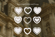 Romantic Paper Doilies & Frames, a Seasonal Illustration by Aesthetic Vault (Thumbnail 4 of 8)