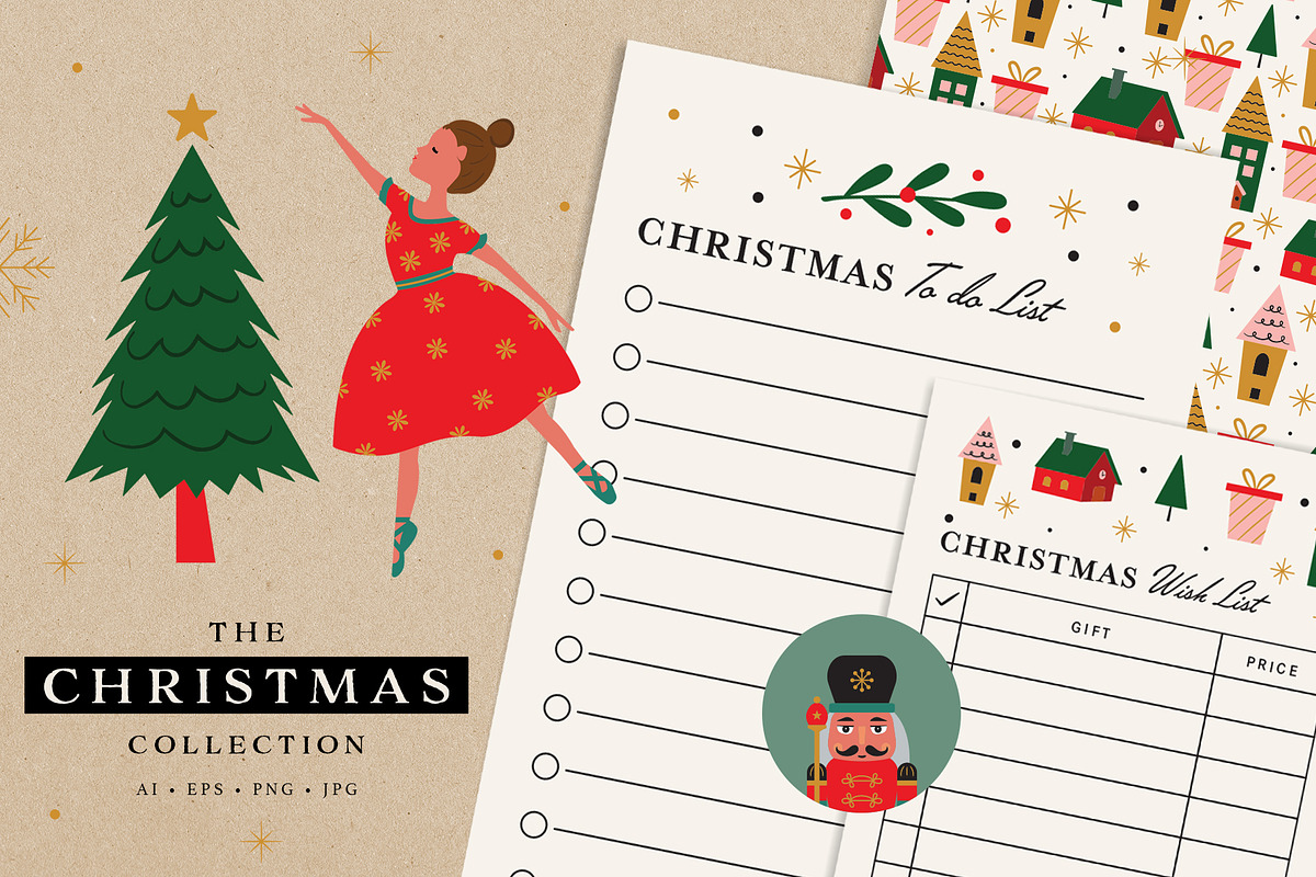 Christmas Collection Illustrations, an Illustration by Pixejoo (Photo 1 of 15)
