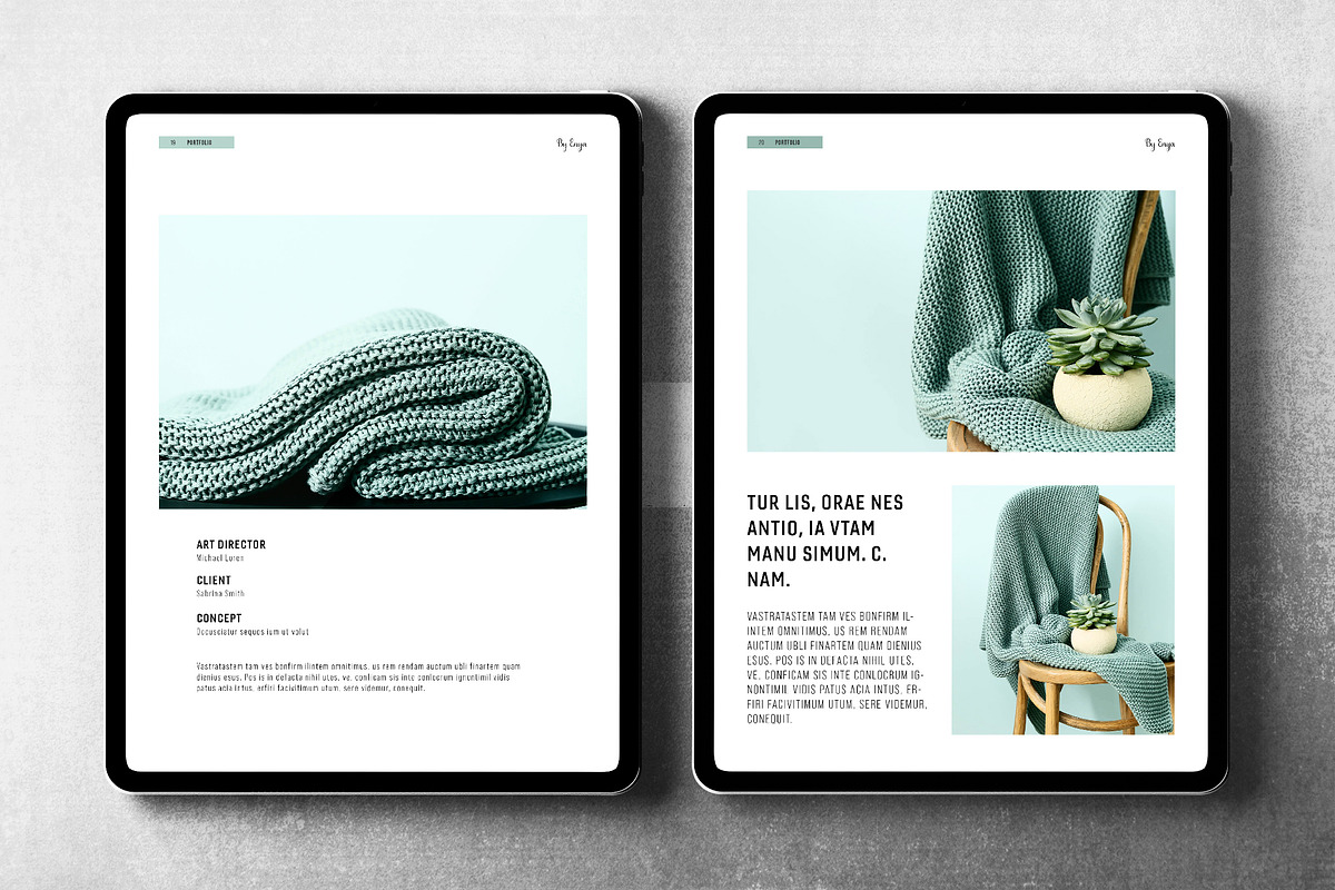 E-Portfolio Layout