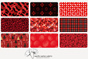 80 red geometric seamless pattern, a Pattern Graphic by Poppy Lane Studio (Thumbnail 9 of 11)