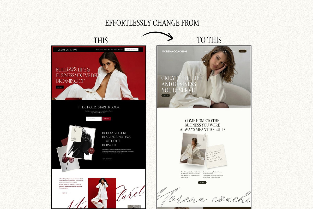 Luxury Squarespace Website Template, a Squarespace Template by Row Creative (Photo 9 of 11)