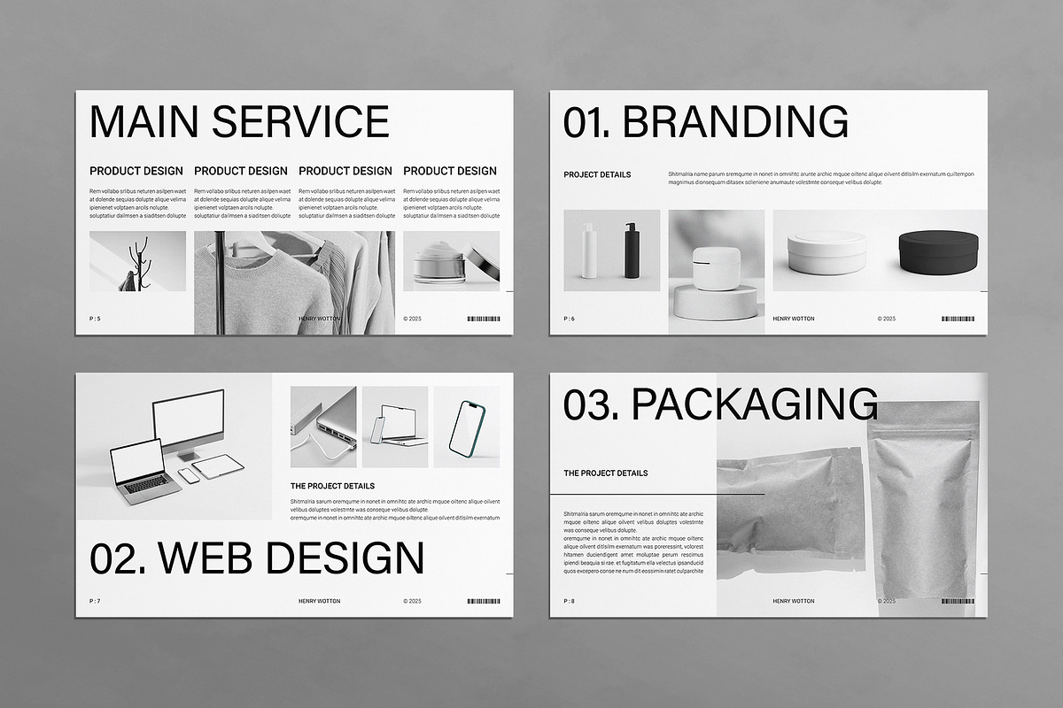 Portfolio Presentation Template, a Presentation Template by E-Type (Photo 3 of 4)