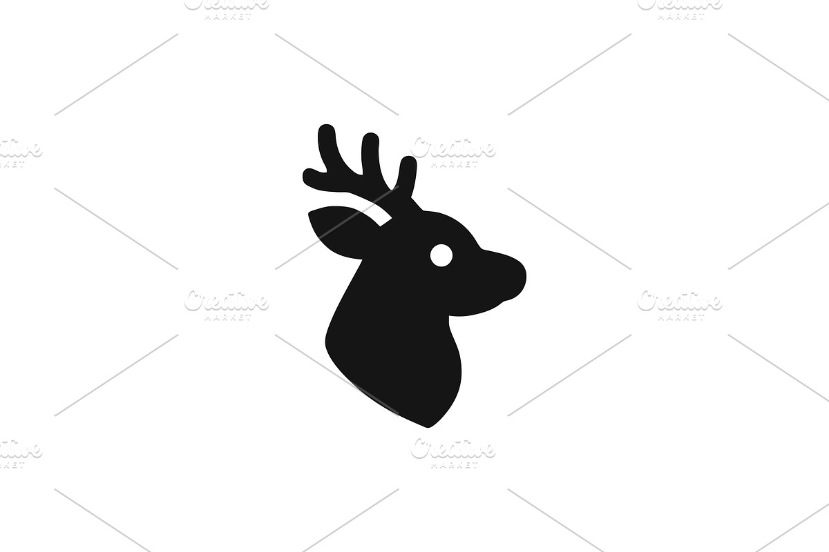 Deer Head Logo Collection, a Branding & Logo Template by Vectorium Studio (Photo 24 of 25)