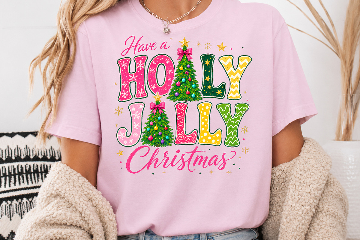 Have a Holly Jolly Christmas PNG, a Seasonal Illustration by Rose Art (Photo 3 of 4)