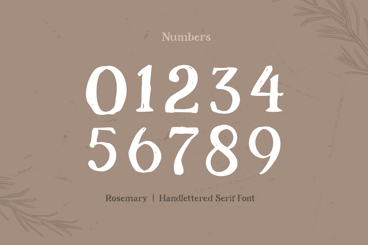 Rosemary - Hand-lettered Font, a Serif Font by Sensatype (Photo 10 of 10)