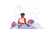 Pediatrician doctors examine kids, a Healthcare Illustration by PaperTrident (Thumbnail 9 of 11)