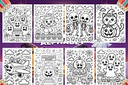 Bold Easy Happy Halloween Coloring, a Seasonal Illustration by Coco Bloom (Thumbnail 3 of 4)