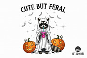 Vintage Halloween Raccoon PNG Bundle, an Illustration by Dream Creation (Thumbnail 12 of 16)