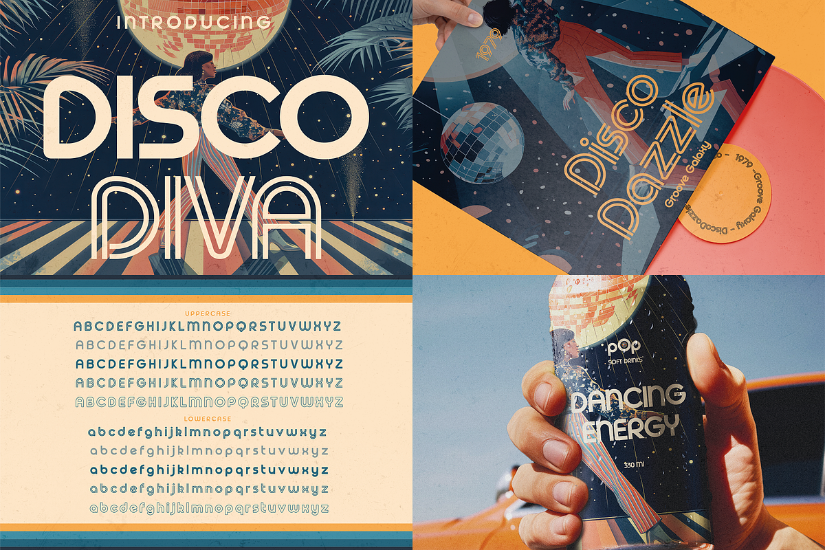 The Groovy Font Bundle - 65 Fonts!, a Script Font by HipFonts (Photo 8 of 12)