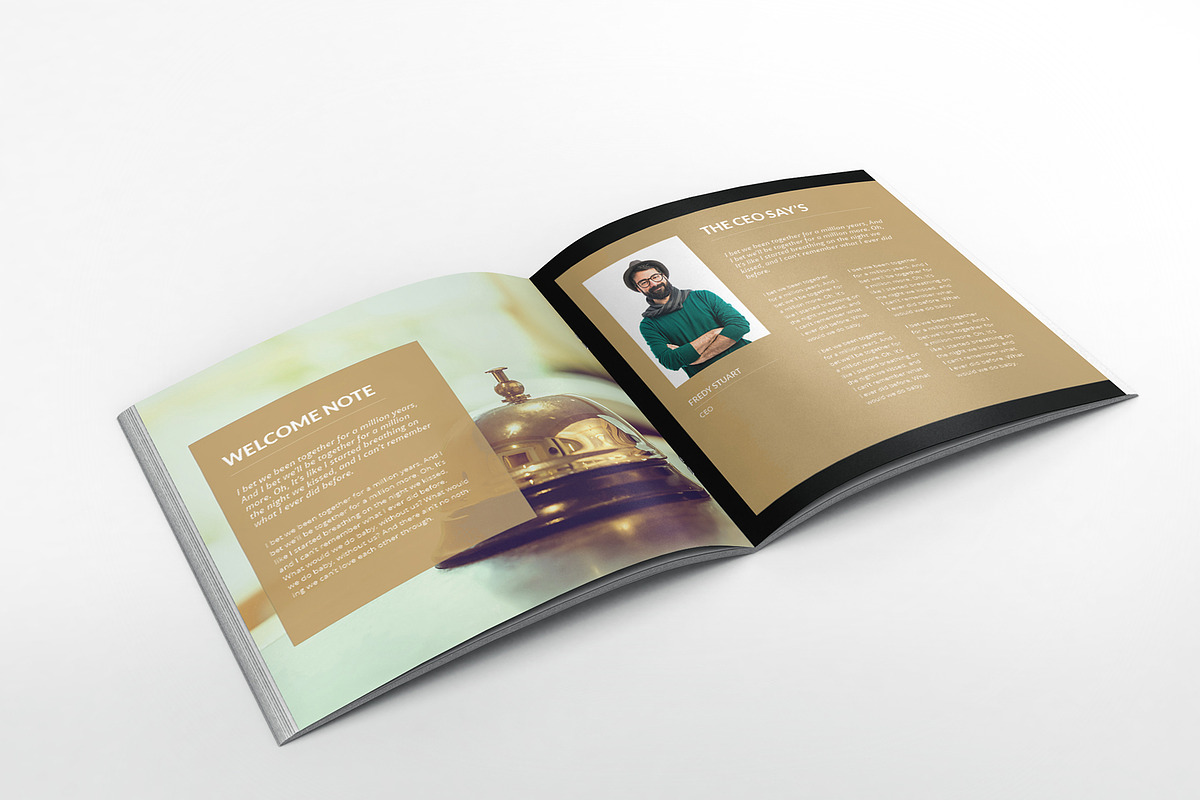Hotel Square Brochure, a Brochure Template by Incools Stokie (Photo 2 of 17)