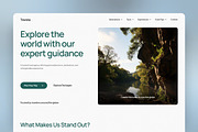 Travista - Figma Landing Page, a Landing Page Template by FIBRINOSÄ (Thumbnail 2 of 5)