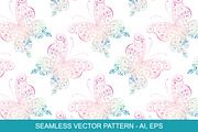 Scrollwork Butterfly Vector Clipart, a Graphic by Galina Ivanova (Thumbnail 5 of 6)