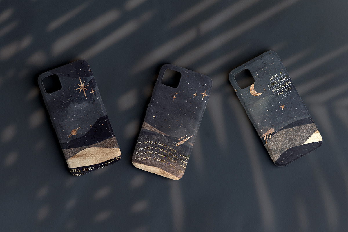 Abstract Landscape & Starry Night, a Texture Graphic by by creative paper (Photo 10 of 16)