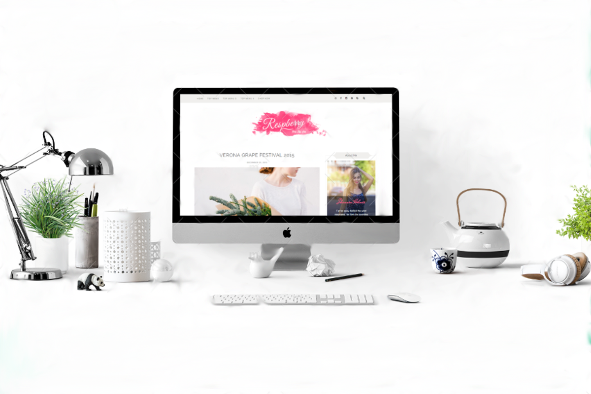 Raspberry Light Blogger Template, a Websites & App Template by Yo..! Templates (Photo 1 of 3)