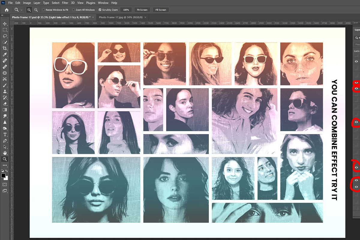 Polaroid Photo Mockup Collation, an Advertising Mockup by MRI STUDIO (Photo 4 of 21)