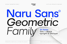 Naru – Geometric Branding Sans