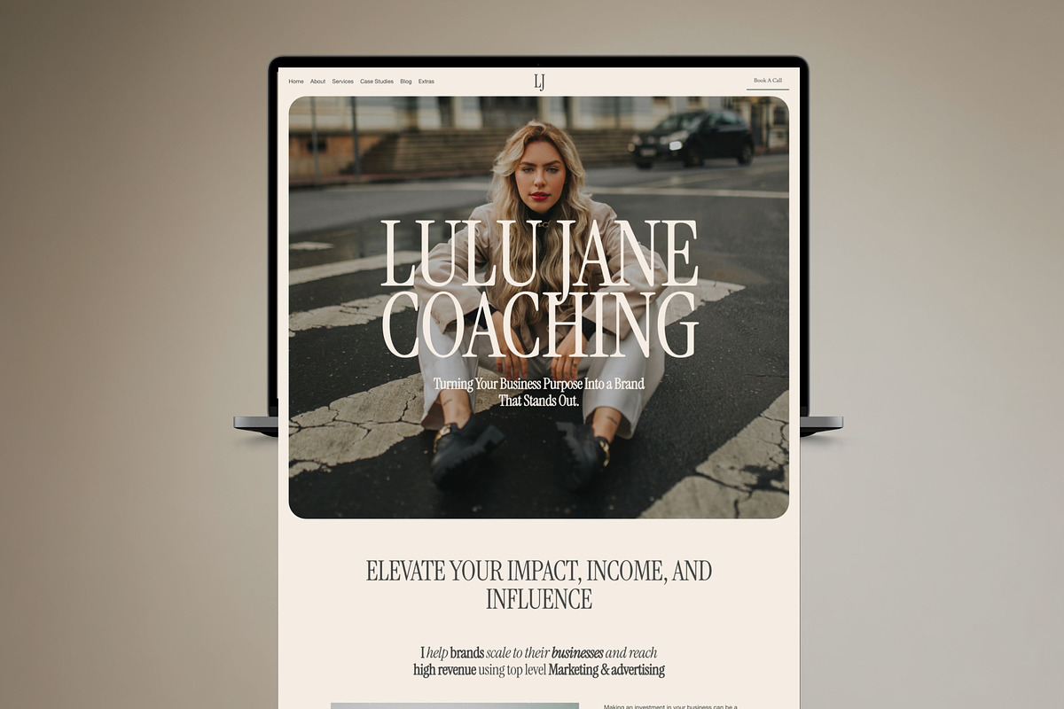Squarespace Website | Lulu Jane, a Squarespace Template by thrivedigitally (Photo 7 of 10)