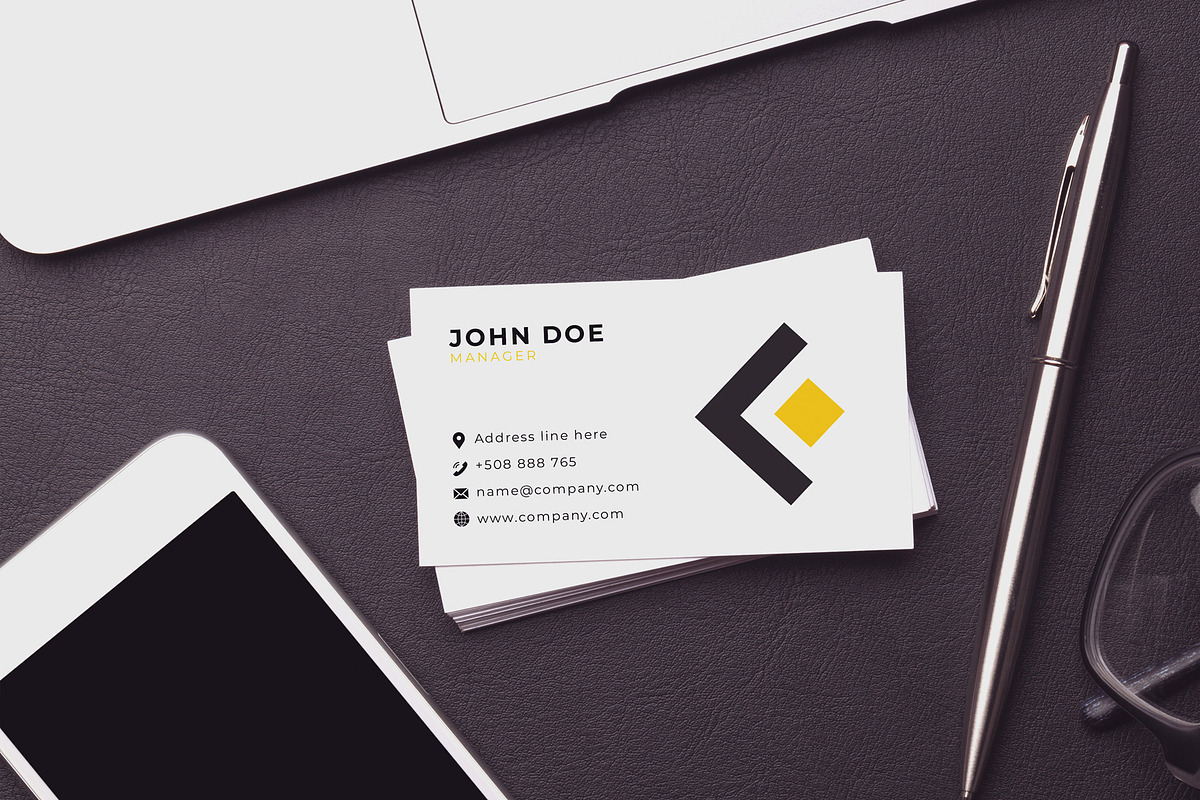 24 Business Card Mockup #1, a Mockup by Walentin (Photo 9 of 25)