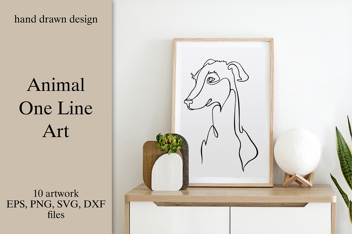 Animals One Line Design, an Object Graphic by Live line (Photo 1 of 5)