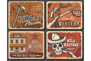 American Wild West Vintage Posters