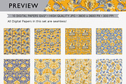 Celestial Garden Botanical Ephemera, a Pattern Graphic by Maishop (Thumbnail 2 of 8)