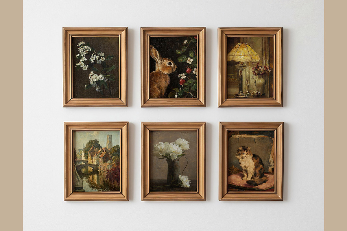 Rustic Frame Mockup Set of 6, a Household Mockup by isjakimockups (Photo 5 of 6)