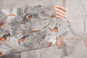 Tropical Birds Luxury Pattern