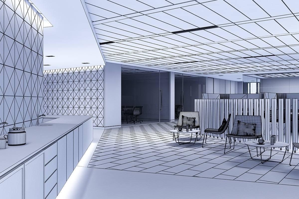 Full Office Interior 26, an Architecture 3D Model by Giimann (Photo 23 of 23)