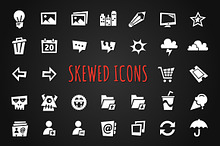 Skewed Icons
