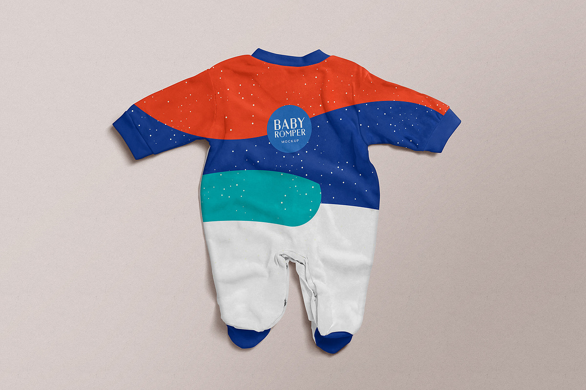 Baby Romper Mockup, a Product Mockup by PixelVoyager (Photo 6 of 7)