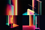 Chroma Glass Abstract Backgrounds, a Background Graphic by codetoform (Thumbnail 4 of 7)
