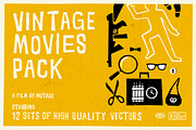 Vintage Movies Pack, an Object Graphic by Mauro Gatti (Thumbnail 1 of 5)