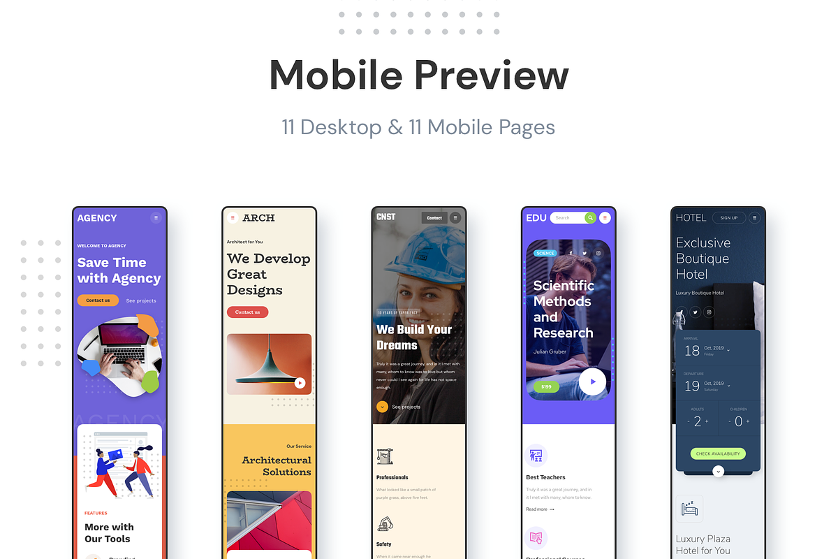 ELEVEN - Responsive Landing Pages, a Landing Page Template by laaqiq (Photo 7 of 18)