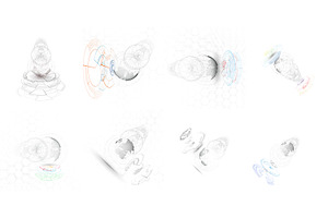 Futuristic high tech backgrounds
