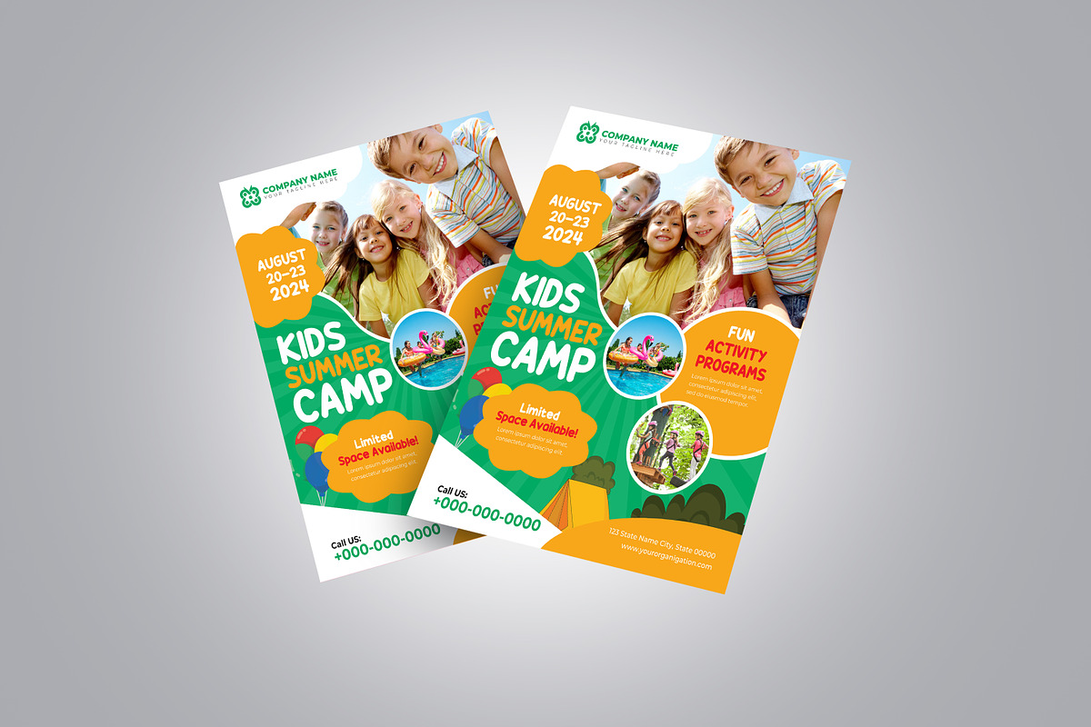 Kids Summer Camp Flyer, a Flyer Template by Designscozy (Photo 5 of 5)