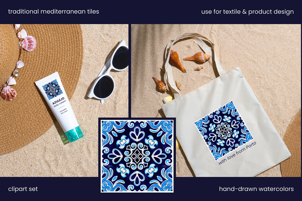 Traditional Mediterranean Tiles SET2, an Object Illustration by ilonitta (Photo 9 of 10)