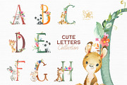 Cute Letters Collection, an Illustration by StarJam (Thumbnail 4 of 7)