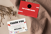 pet shop thank you card, a Card Template by Elegant_Studio44 (Thumbnail 5 of 6)