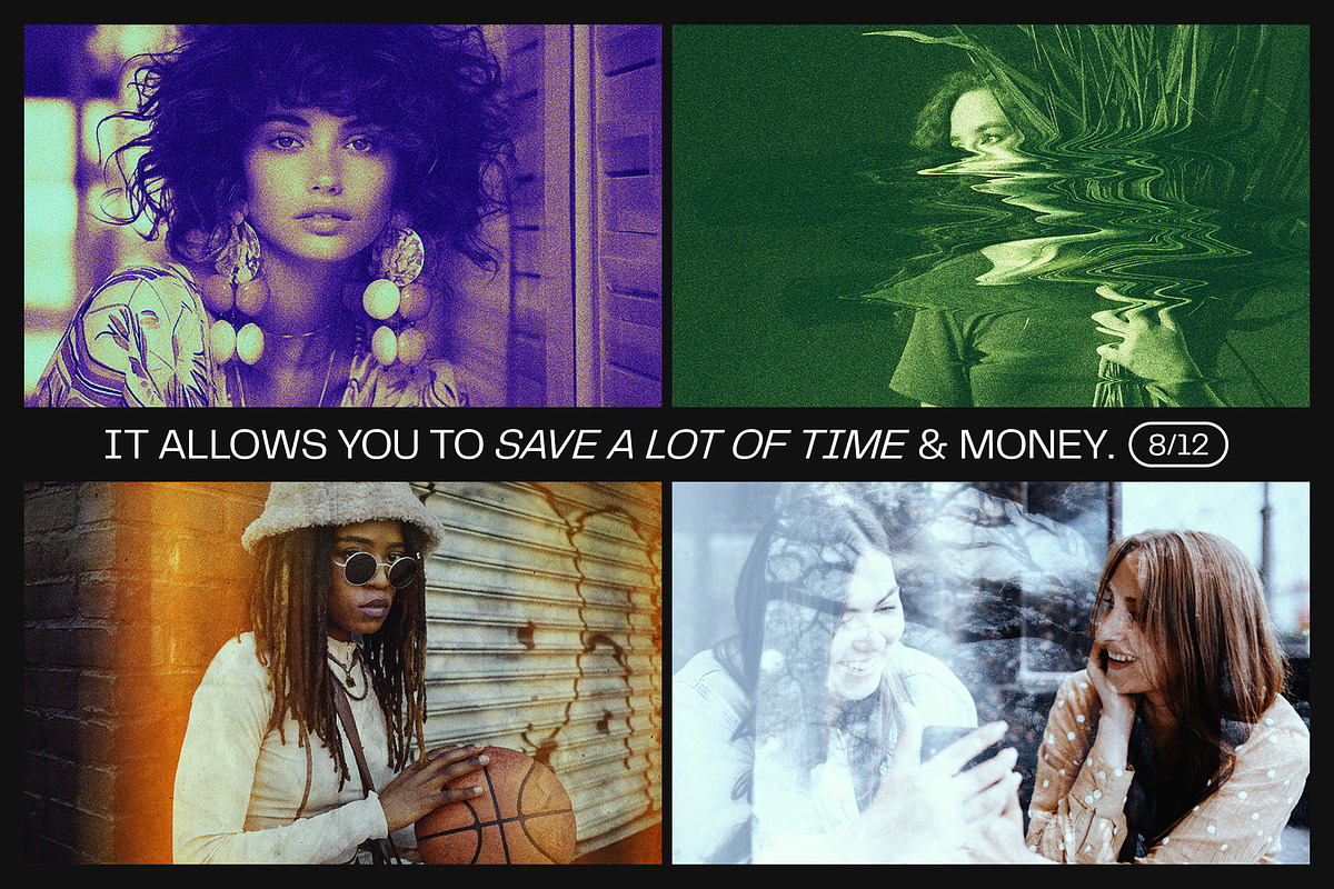 12 Photo Effect Templates, a Layer Style Add-On by iDoodle Studio (Photo 5 of 6)