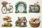 Spring Cottagecore Aesthetic Bundle, an Illustration by RobertsArt (Thumbnail 2 of 5)
