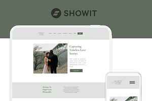 Showit Photography Website Template, an App Template by Sara Martin Designs