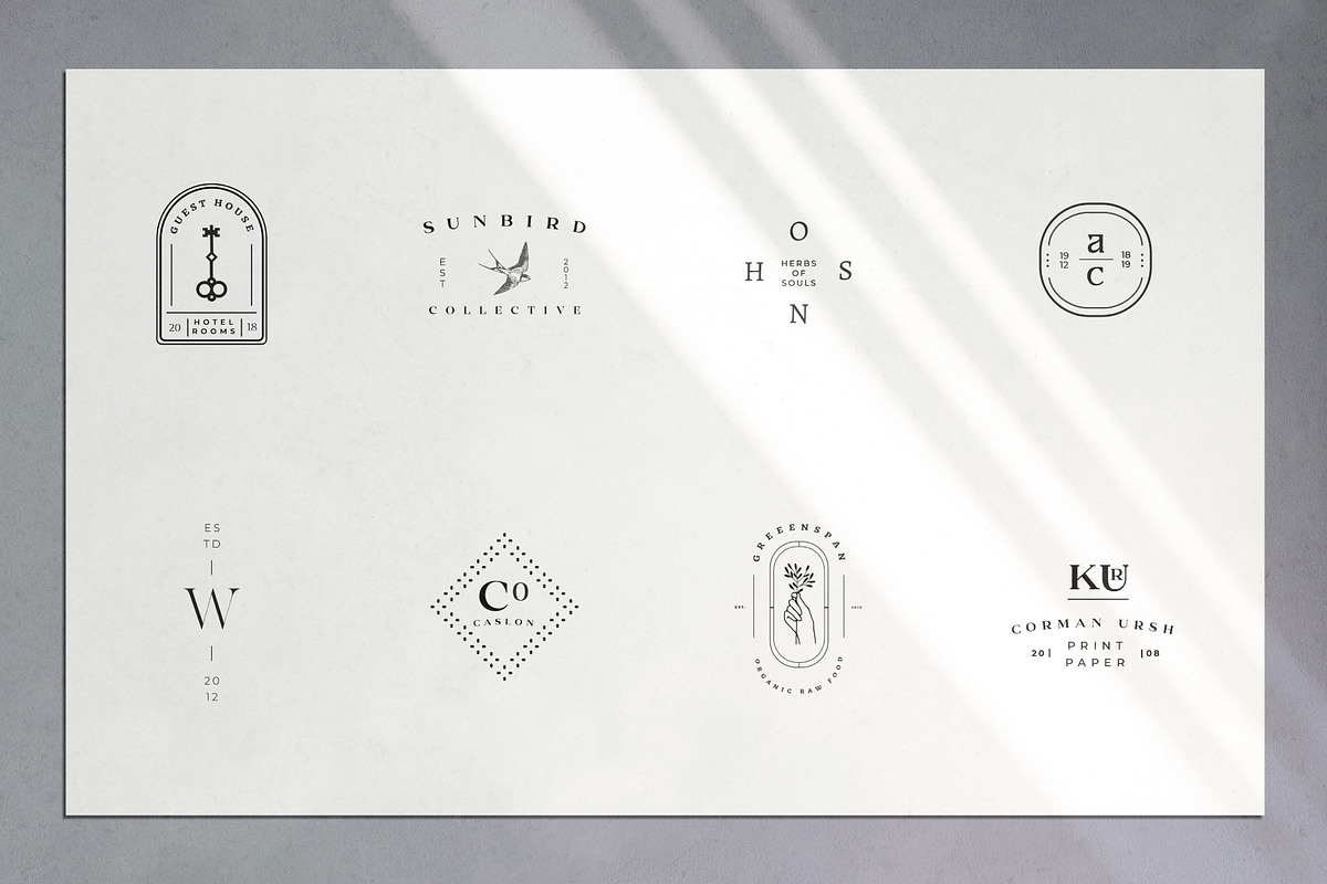 Encre Noire Logo Minimal Modern, a Branding & Logo Template by Nues Design (Photo 10 of 14)