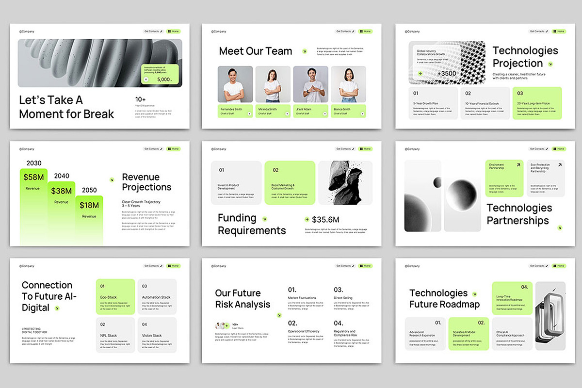 AI Technology Presentation Template, a Presentation Template by TypeMakers (Photo 4 of 5)