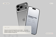 iPhone 17 Pro Mockup, an iPhone Mockup by Toasin Studio (Thumbnail 3 of 7)