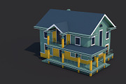 8 House Building and Swimming Pool, an Architecture 3D Model by multimedia4ds (Thumbnail 2 of 25)