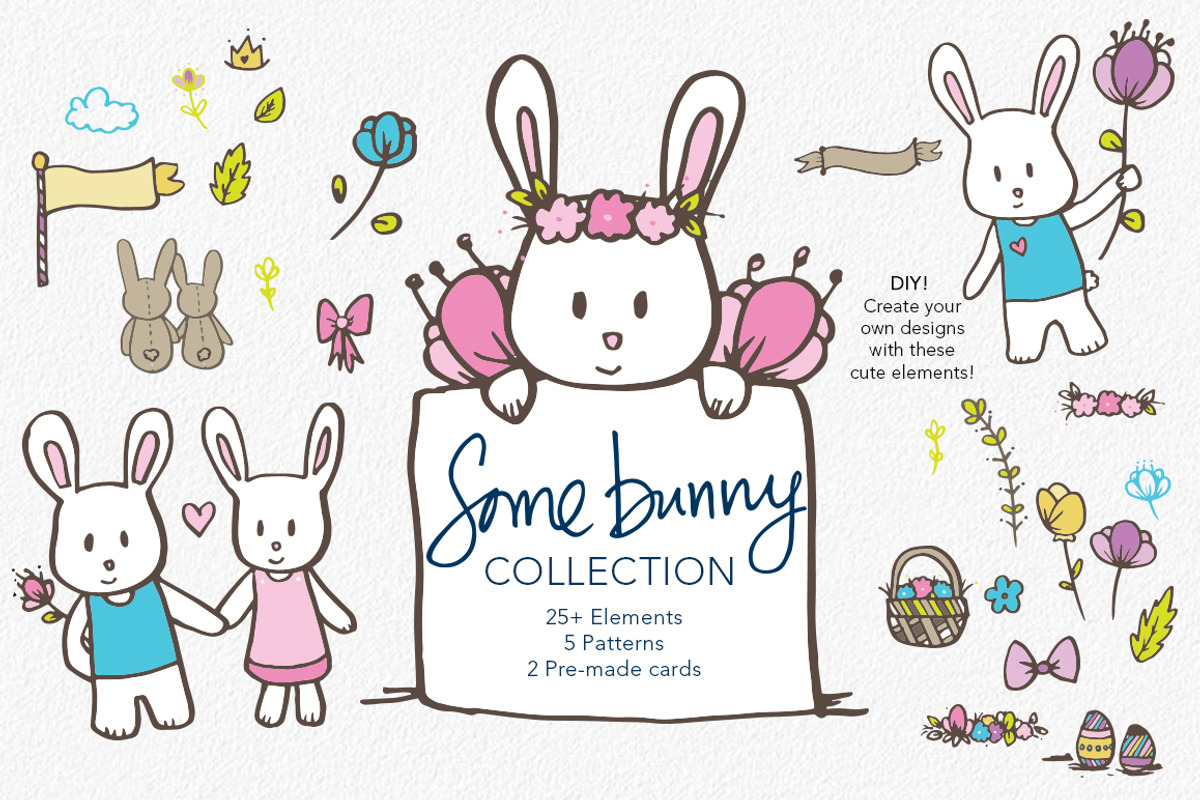 Some Bunny Collection, an Illustration by besomebunny (Photo 1 of 6)